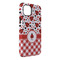 Ladybugs & Gingham iPhone 14 Pro Max Tough Case - Angle