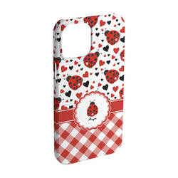 Ladybugs & Gingham iPhone Case - Plastic - iPhone 15 Pro (Personalized)