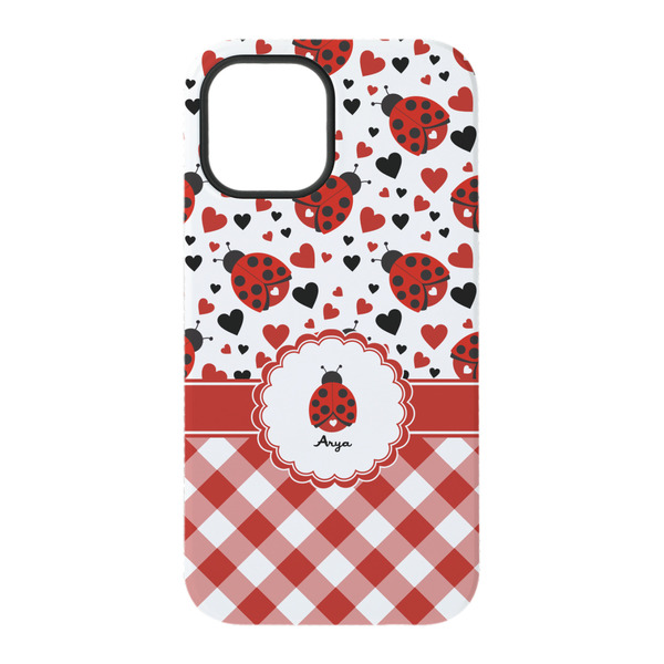 Ladybugs & Gingham iPhone 15 Pro Tough Case - Back