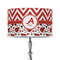 Ladybugs & Chevron 12" Drum Lamp Shade - Poly-film (Personalized)