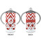 Ladybugs & Chevron 12 oz Stainless Steel Sippy Cups - APPROVAL