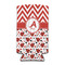 Ladybugs & Chevron Can Cooler (tall 12 oz) (Personalized)