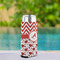 Ladybugs & Chevron Can Cooler - Tall 12oz - In Context