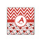 Ladybugs & Chevron Wood Print - 12x12 (Personalized)