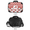 Ladybugs & Chevron 15" Hard Shell Briefcase - APPROVAL