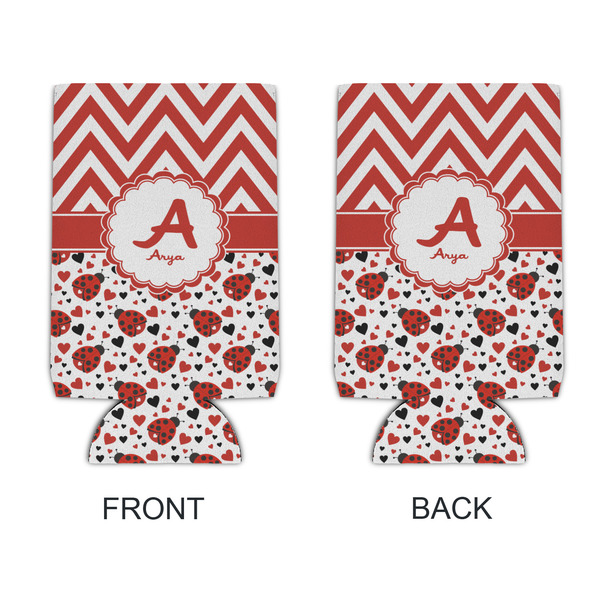 Ladybugs & Chevron 16oz Can Sleeve - APPROVAL