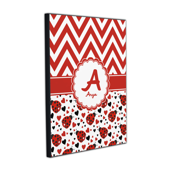 Custom Ladybugs & Chevron Wood Prints (Personalized)