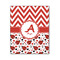 Ladybugs & Chevron Wood Print - 16x20 (Personalized)