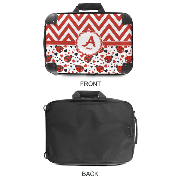 Ladybugs & Chevron 18" Laptop Briefcase - APPROVAL