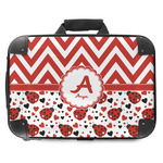 Ladybugs & Chevron Hard Shell Briefcase - 18" (Personalized)
