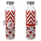Ladybugs & Chevron 20oz Water Bottles - Full Print - Approval