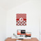Ladybugs & Chevron 20x24 - Matte Poster - On the Wall