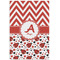 Ladybugs & Chevron Poster - Matte - 24x36 (Personalized)
