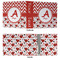 Ladybugs & Chevron 3 Ring Binders - Full Wrap - 3" - APPROVAL