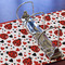 Ladybugs & Chevron 3 Ring Binders - Full Wrap - 3" - DETAIL