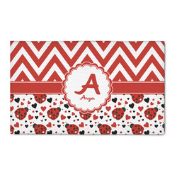 Ladybugs & Chevron 3' x 5' Indoor Area Rug (Personalized)