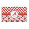 Ladybugs & Chevron 3' x 5' Indoor Area Rug (Personalized)