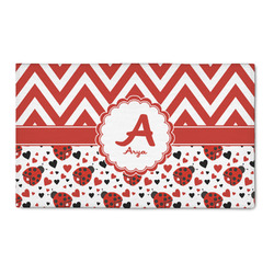 Ladybugs & Chevron 3' x 5' Patio Rug (Personalized)