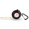 Ladybugs & Chevron 6-Ft Pocket Tape Measure with Carabiner Hook - Front
