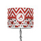 Ladybugs & Chevron 8" Drum Lamp Shade - Poly-film (Personalized)