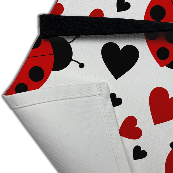 Ladybugs & Chevron Apron - (Detail)