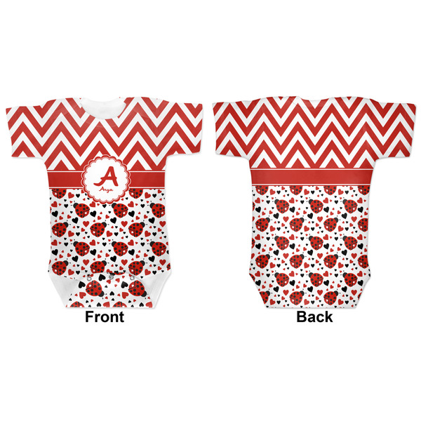 Ladybugs & Chevron Baby Bodysuit Approval