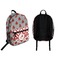 Ladybugs & Chevron Backpack front and back - Apvl
