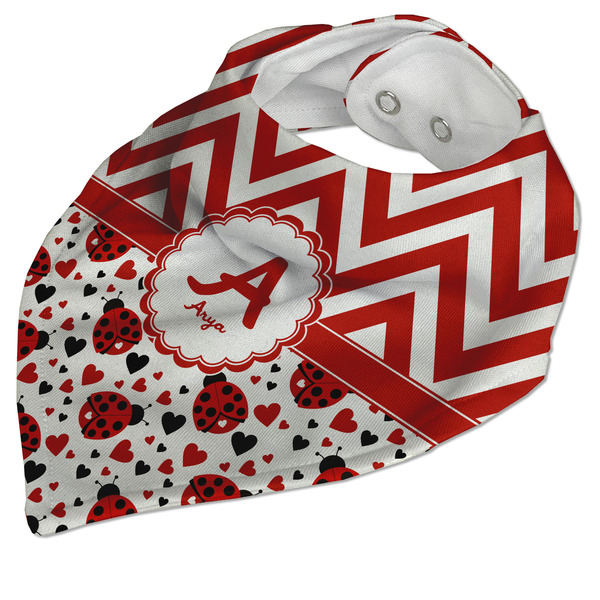 Ladybugs & Chevron Bandana Closed