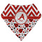 Ladybugs & Chevron Bandana Bib (Personalized)