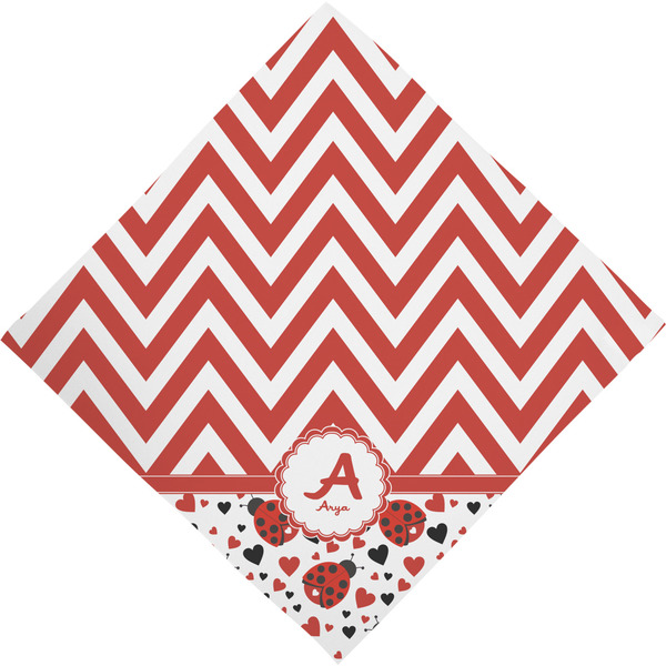 Ladybugs & Chevron Bandana - Full View