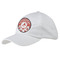 Ladybugs & Chevron Baseball Cap - White (Personalized)