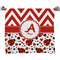 Ladybugs & Chevron Bath Towel (Personalized)