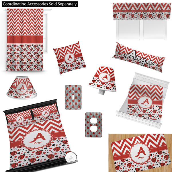 Ladybugs & Chevron Bedroom Decor & Accessories2