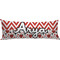 Ladybugs & Chevron Body Pillow Case (Personalized)