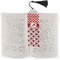 Ladybugs & Chevron Bookmark with tassel - In book