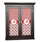 Ladybugs & Chevron Cabinet Decal - Small (Personalized)