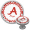 Ladybugs & Chevron Cabinet Knob (Silver) (Personalized)