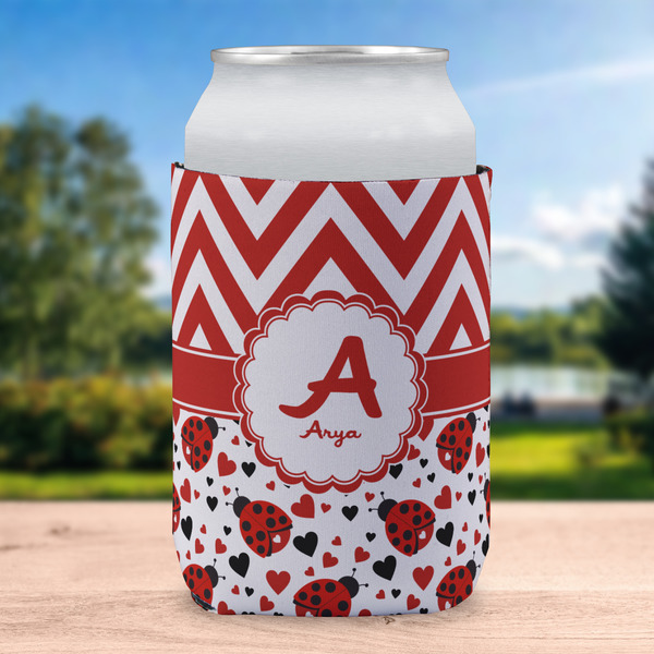 Ladybugs & Chevron Can Sleeve - LIFESTYLE (single)