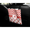 Ladybugs & Chevron Car Bag - In Use