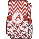 Ladybugs & Chevron Car Floor Mats (Personalized)
