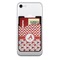 Ladybugs & Chevron 2-in-1 Cell Phone Credit Card Holder & Screen Cleaner (Personalized)