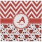 Ladybugs & Chevron Ceramic Tile Hot Pad (Personalized)