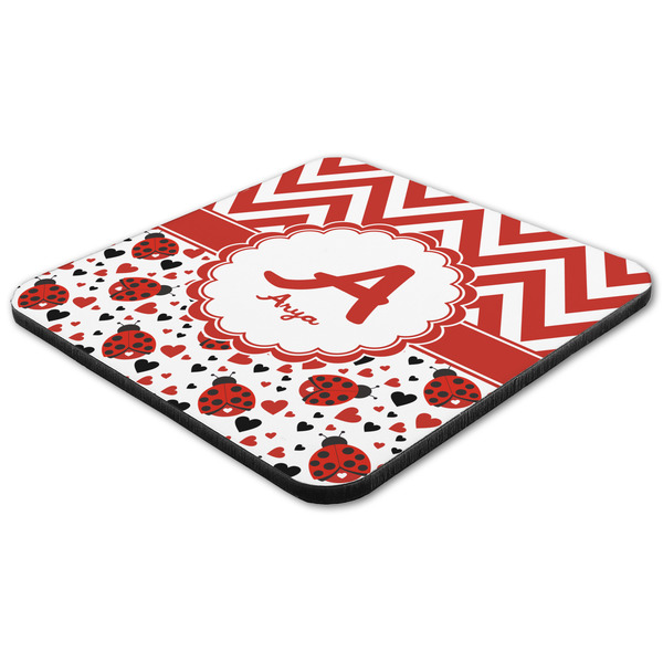 Ladybugs & Chevron Coaster Set - FLAT (one)