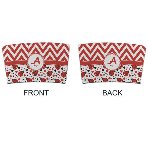 Ladybugs & Chevron Coffee Cup Sleeve - APPROVAL