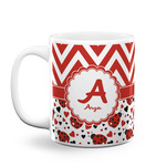 Ladybugs & Chevron Coffee Mug (Personalized)