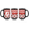 Ladybugs & Chevron Coffee Mug - 15 oz - Black APPROVAL