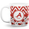 Ladybugs & Chevron Coffee Mug - 20 oz - White