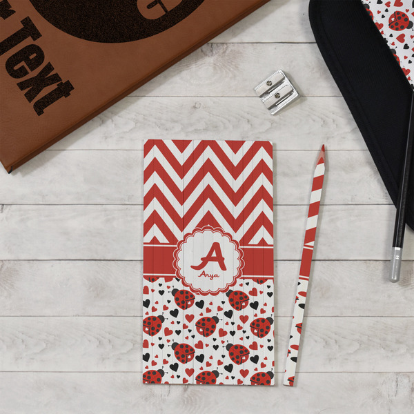 Ladybugs & Chevron Colored Pencils - In Context