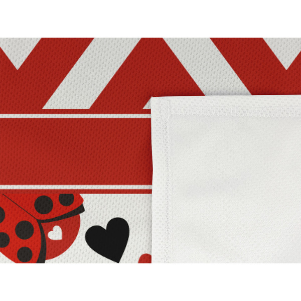 Ladybugs & Chevron Cooling Towel- Detail