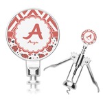 Ladybugs & Chevron Corkscrew (Personalized)